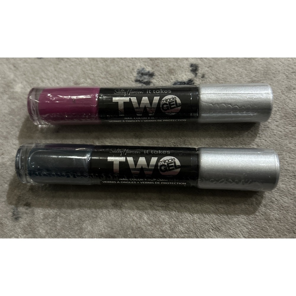 Sally Hansen It Takes Two Miracle Gel Nail Color + Top Coat Set (set of 2)